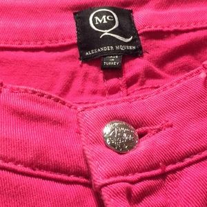 Alexander McQueen hot pink....